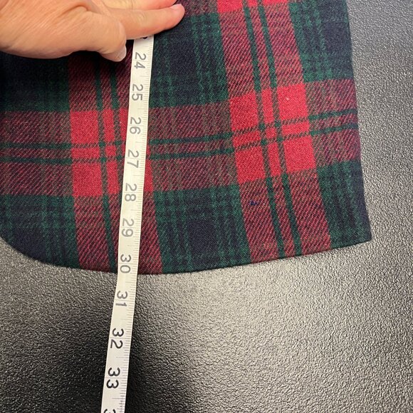 VTG Cross Country Fashions women’s Plaid Blazer Jacket Size 12 Wool Academia - Picture 7 of 8